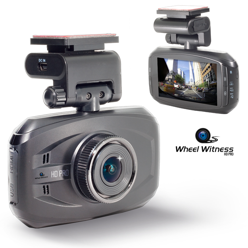 WheelWitness HD PRO Dash Cam with GPS - 2K Super HD - 170° Lens - 16GB  microSD - Advanced Driver Assistance - For 12V Cars & Trucks - Night Vision Dashboard  Camera Ambarella A7LA50 Car Security DVR - WheelWitness