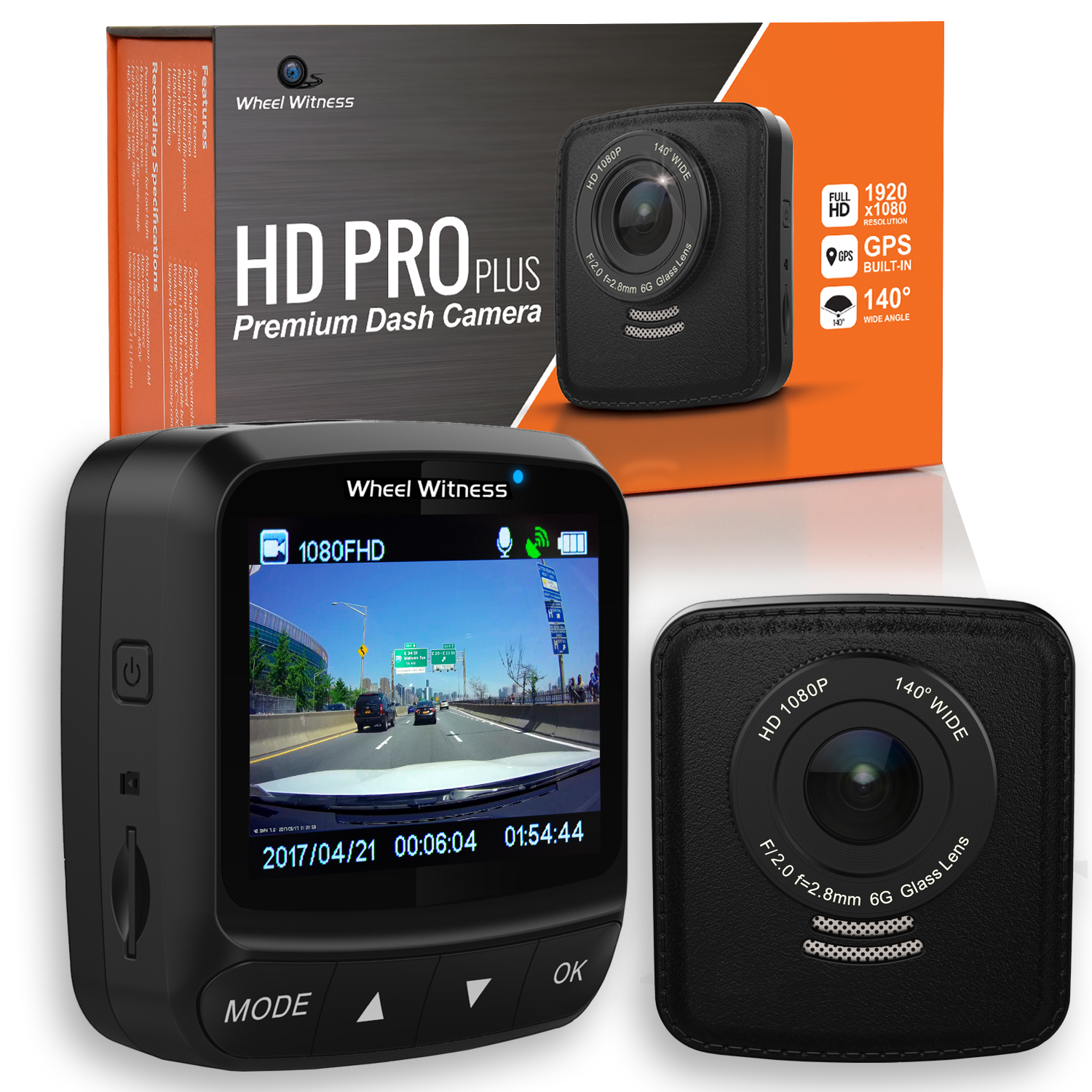 Wheel Witness HD PRO Plus Premium Dash Cam
